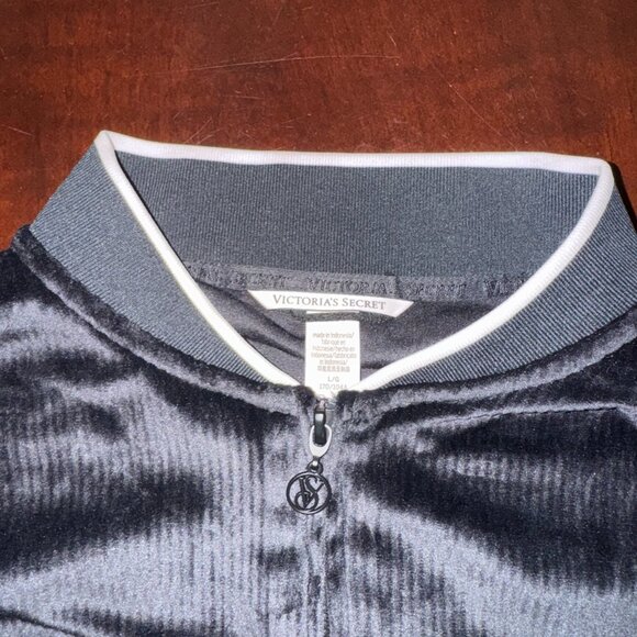 Victoria's Secret Velour Bomber Jacket - Picture 2 of 3